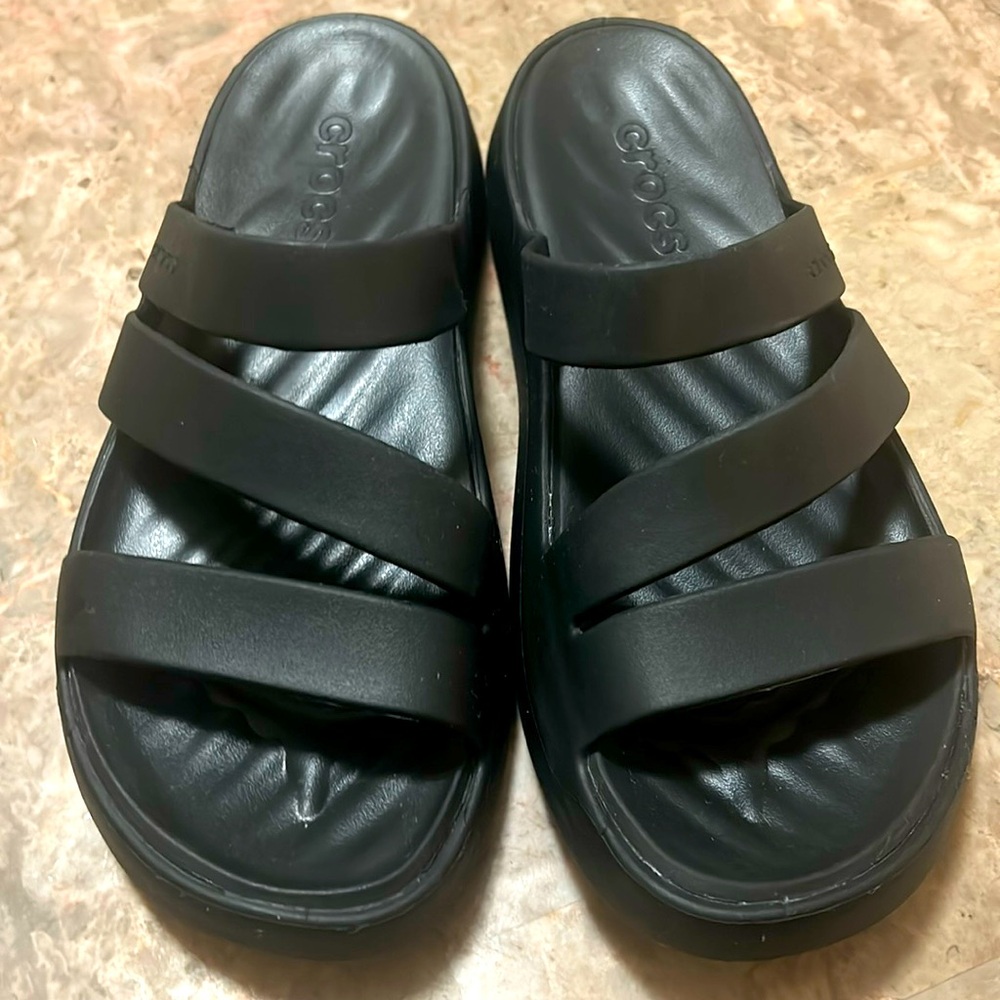 Crocs - Black Sandal NWNB